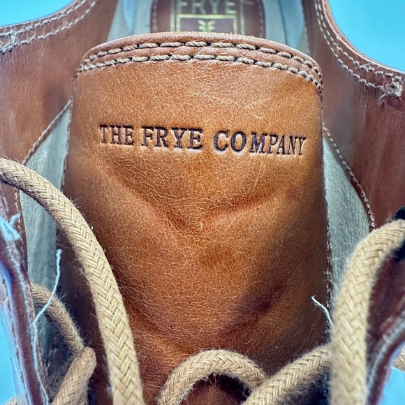 Frye Women Tan Leather Jillian Oxford Lace Up Pointed Toe Shoes 3472689 Size 8M - Picture 15 of 16